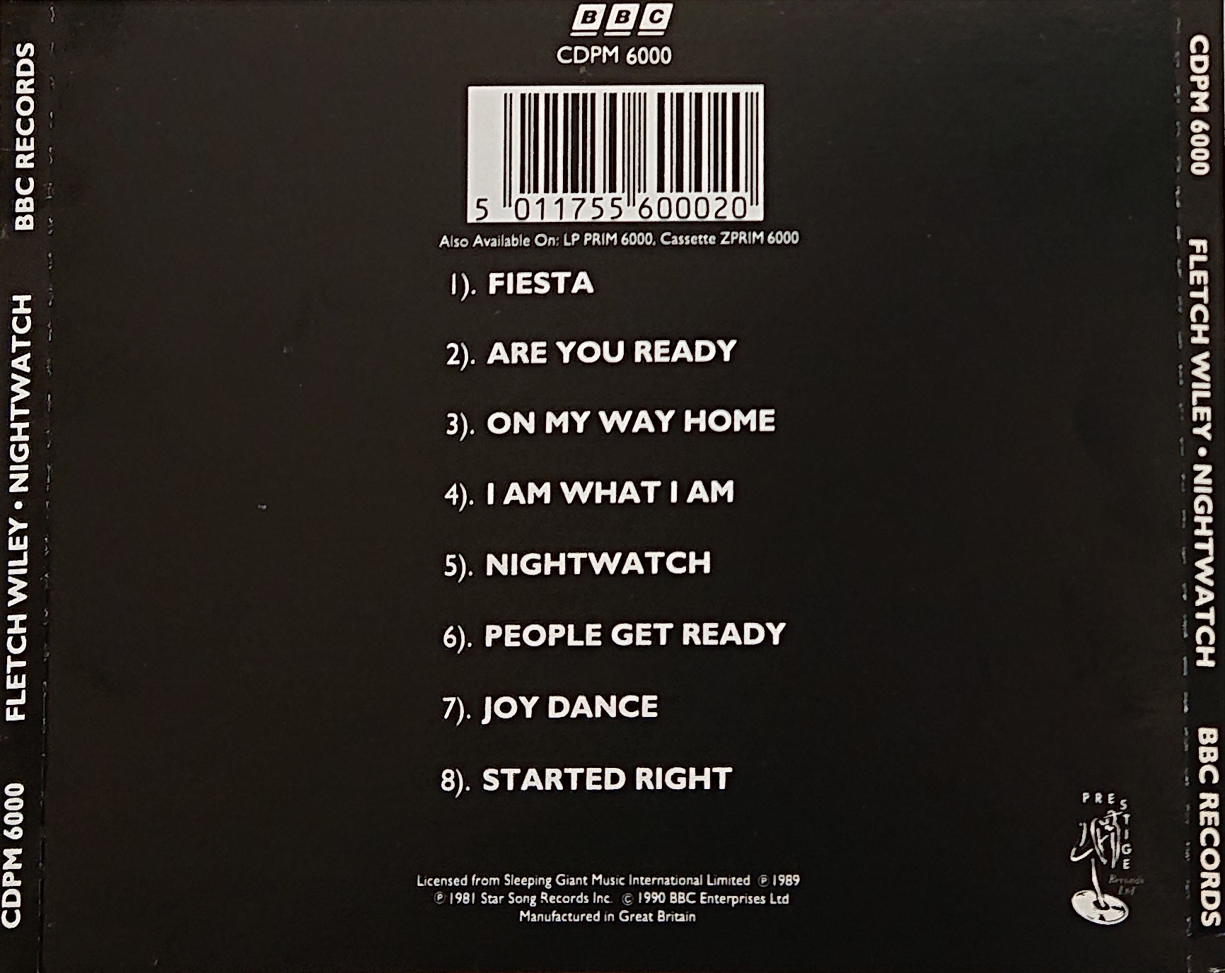 Back cover of CDPM 6000